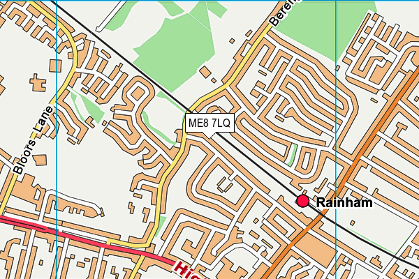 ME8 7LQ map - OS VectorMap District (Ordnance Survey) ME8 7LQ map - OS VectorMap District (Ordnance Survey)