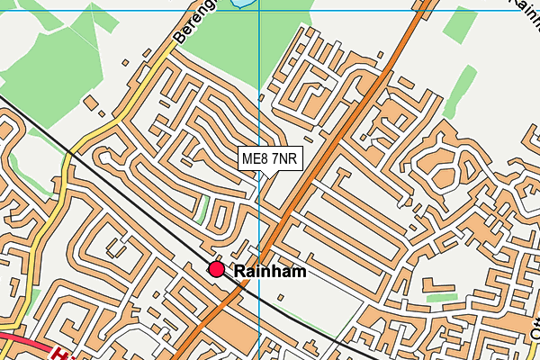 ME8 7NR map - OS VectorMap District (Ordnance Survey) ME8 7NR map - OS VectorMap District (Ordnance Survey)