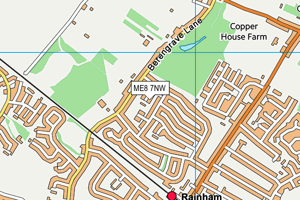 ME8 7NW map - OS VectorMap District (Ordnance Survey) ME8 7NW map - OS VectorMap District (Ordnance Survey)