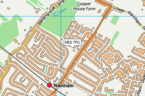 ME8 7PQ map - OS VectorMap District (Ordnance Survey) ME8 7PQ map - OS VectorMap District (Ordnance Survey)