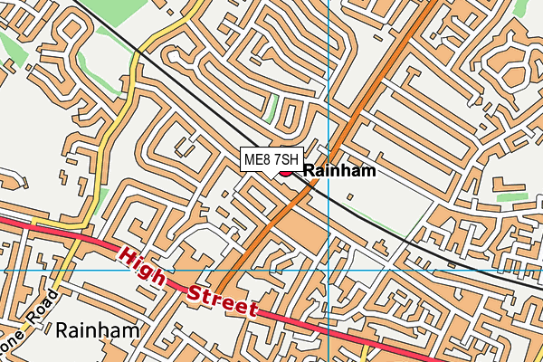 ME8 7SH map - OS VectorMap District (Ordnance Survey) ME8 7SH map - OS VectorMap District (Ordnance Survey)