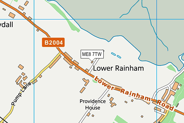 ME8 7TW map - OS VectorMap District (Ordnance Survey) ME8 7TW map - OS VectorMap District (Ordnance Survey)