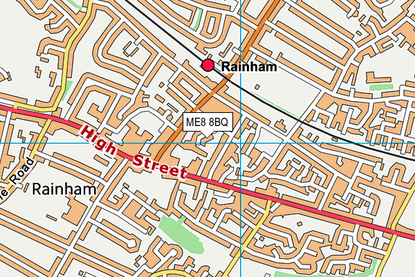 ME8 8BQ map - OS VectorMap District (Ordnance Survey) ME8 8BQ map - OS VectorMap District (Ordnance Survey)