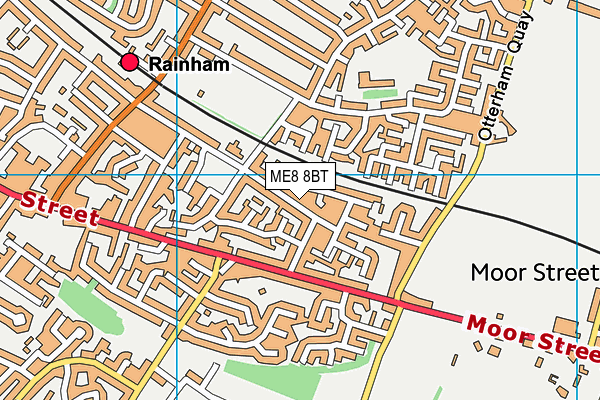 ME8 8BT map - OS VectorMap District (Ordnance Survey) ME8 8BT map - OS VectorMap District (Ordnance Survey)