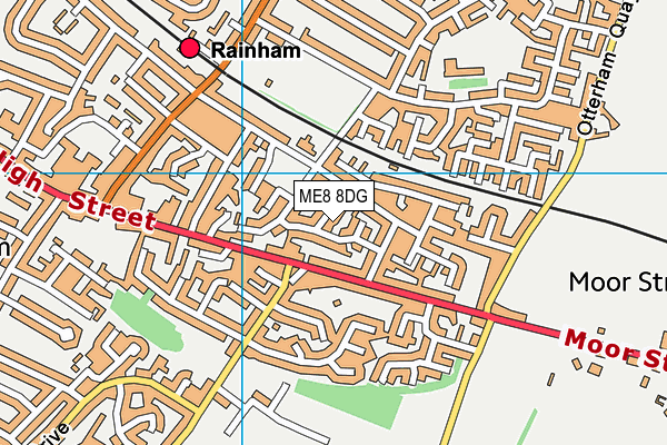 ME8 8DG map - OS VectorMap District (Ordnance Survey) ME8 8DG map - OS VectorMap District (Ordnance Survey)