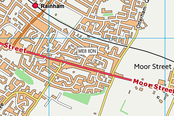 ME8 8DN map - OS VectorMap District (Ordnance Survey) ME8 8DN map - OS VectorMap District (Ordnance Survey)