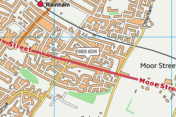 ME8 8DW map - OS VectorMap District (Ordnance Survey) ME8 8DW map - OS VectorMap District (Ordnance Survey)