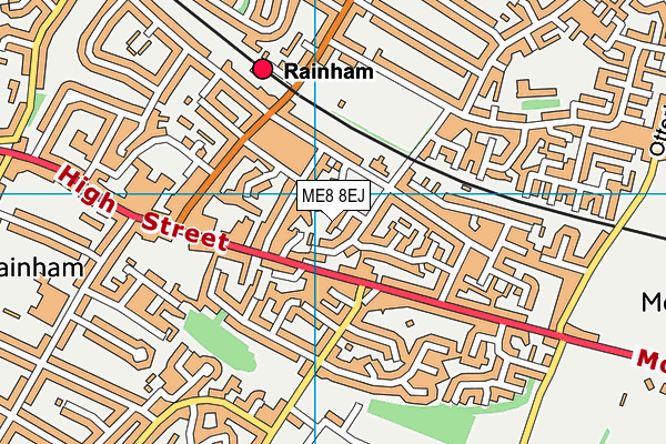 ME8 8EJ map - OS VectorMap District (Ordnance Survey)