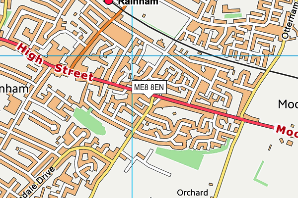ME8 8EN map - OS VectorMap District (Ordnance Survey) ME8 8EN map - OS VectorMap District (Ordnance Survey)