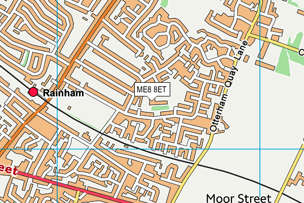 ME8 8ET map - OS VectorMap District (Ordnance Survey) ME8 8ET map - OS VectorMap District (Ordnance Survey)