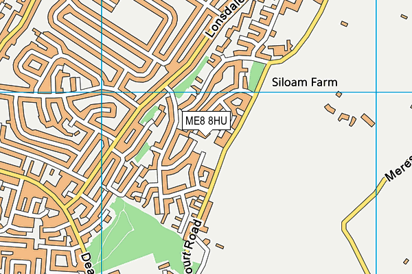 ME8 8HU map - OS VectorMap District (Ordnance Survey) ME8 8HU map - OS VectorMap District (Ordnance Survey)