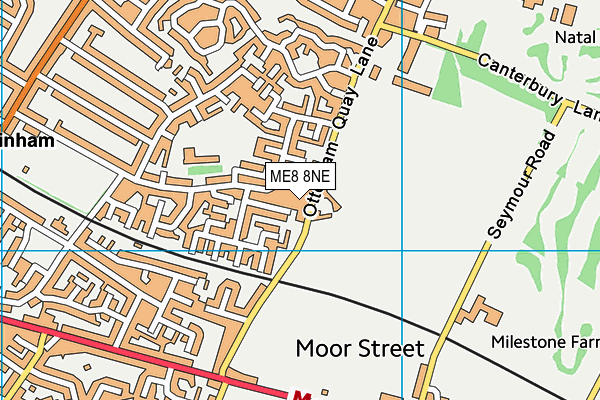 ME8 8NE map - OS VectorMap District (Ordnance Survey) ME8 8NE map - OS VectorMap District (Ordnance Survey)