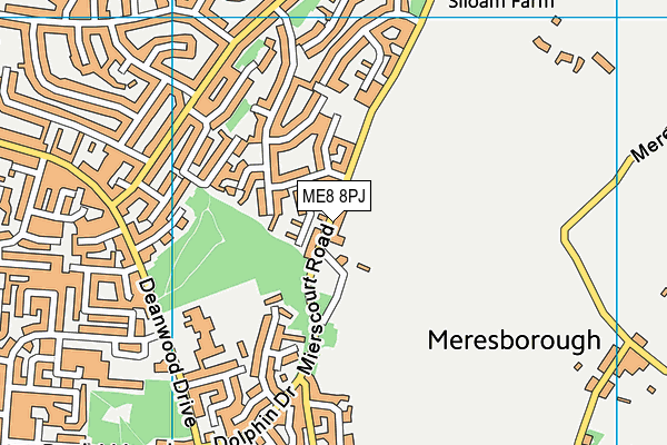 ME8 8PJ map - OS VectorMap District (Ordnance Survey) ME8 8PJ map - OS VectorMap District (Ordnance Survey)