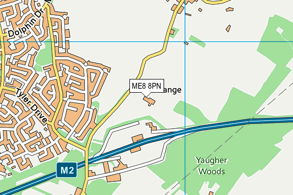 ME8 8PN map - OS VectorMap District (Ordnance Survey) ME8 8PN map - OS VectorMap District (Ordnance Survey)