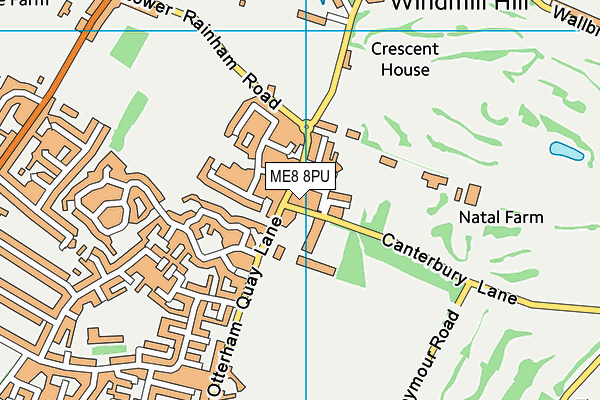 ME8 8PU map - OS VectorMap District (Ordnance Survey) ME8 8PU map - OS VectorMap District (Ordnance Survey)