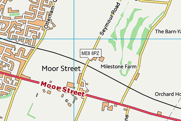ME8 8PZ map - OS VectorMap District (Ordnance Survey) ME8 8PZ map - OS VectorMap District (Ordnance Survey)