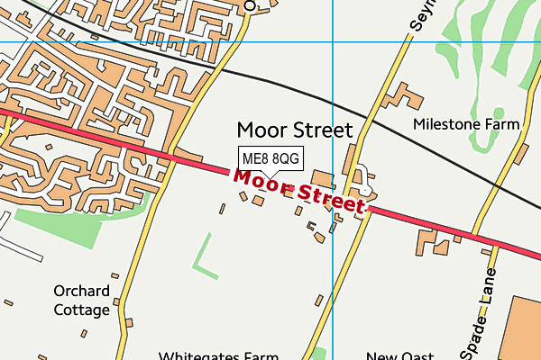 ME8 8QG map - OS VectorMap District (Ordnance Survey) ME8 8QG map - OS VectorMap District (Ordnance Survey)