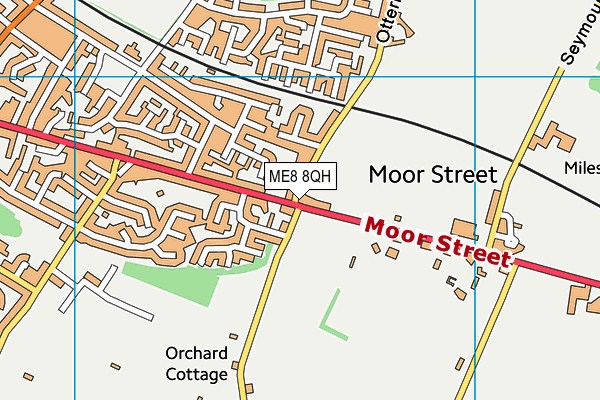 ME8 8QH map - OS VectorMap District (Ordnance Survey) ME8 8QH map - OS VectorMap District (Ordnance Survey)