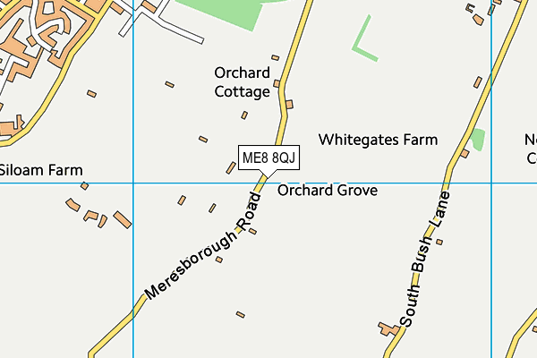 ME8 8QJ map - OS VectorMap District (Ordnance Survey) ME8 8QJ map - OS VectorMap District (Ordnance Survey)