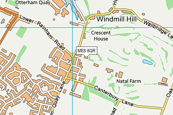 ME8 8QR map - OS VectorMap District (Ordnance Survey) ME8 8QR map - OS VectorMap District (Ordnance Survey)
