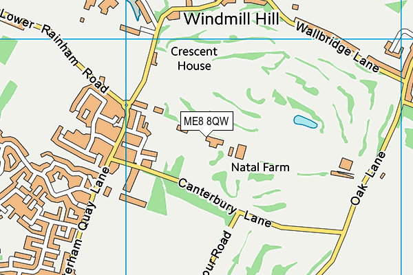 ME8 8QW map - OS VectorMap District (Ordnance Survey) ME8 8QW map - OS VectorMap District (Ordnance Survey)