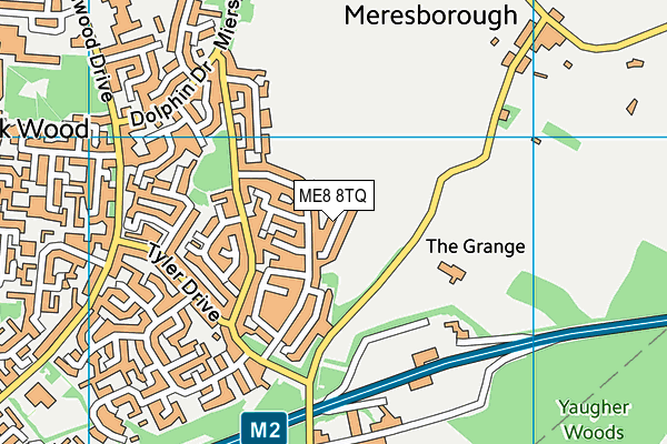 ME8 8TQ map - OS VectorMap District (Ordnance Survey) ME8 8TQ map - OS VectorMap District (Ordnance Survey)