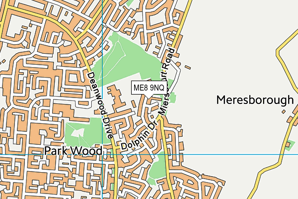 ME8 9NQ map - OS VectorMap District (Ordnance Survey) ME8 9NQ map - OS VectorMap District (Ordnance Survey)