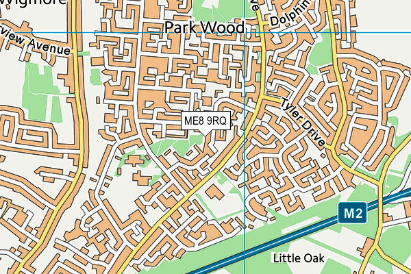 ME8 9RQ map - OS VectorMap District (Ordnance Survey) ME8 9RQ map - OS VectorMap District (Ordnance Survey)