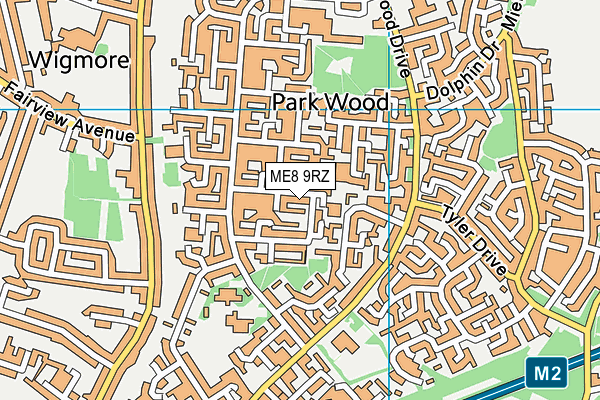 ME8 9RZ map - OS VectorMap District (Ordnance Survey) ME8 9RZ map - OS VectorMap District (Ordnance Survey)