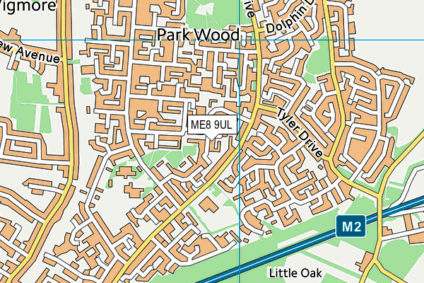ME8 9UL map - OS VectorMap District (Ordnance Survey) ME8 9UL map - OS VectorMap District (Ordnance Survey)