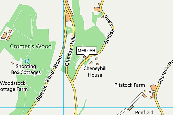 ME9 0AH map - OS VectorMap District (Ordnance Survey) ME9 0AH map - OS VectorMap District (Ordnance Survey)
