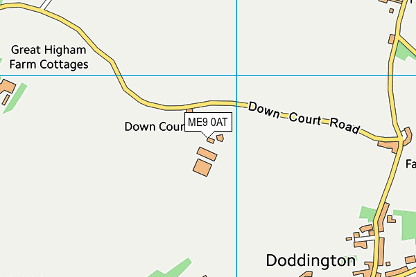 ME9 0AT map - OS VectorMap District (Ordnance Survey) ME9 0AT map - OS VectorMap District (Ordnance Survey)