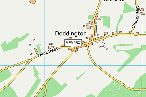 ME9 0BX map - OS VectorMap District (Ordnance Survey) ME9 0BX map - OS VectorMap District (Ordnance Survey)
