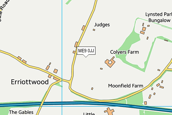 ME9 0JJ map - OS VectorMap District (Ordnance Survey) ME9 0JJ map - OS VectorMap District (Ordnance Survey)