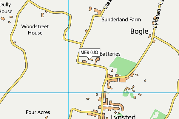 ME9 0JQ map - OS VectorMap District (Ordnance Survey) ME9 0JQ map - OS VectorMap District (Ordnance Survey)