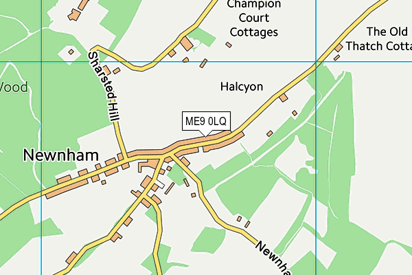 ME9 0LQ map - OS VectorMap District (Ordnance Survey) ME9 0LQ map - OS VectorMap District (Ordnance Survey)