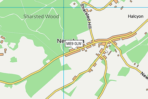 ME9 0LW map - OS VectorMap District (Ordnance Survey) ME9 0LW map - OS VectorMap District (Ordnance Survey)