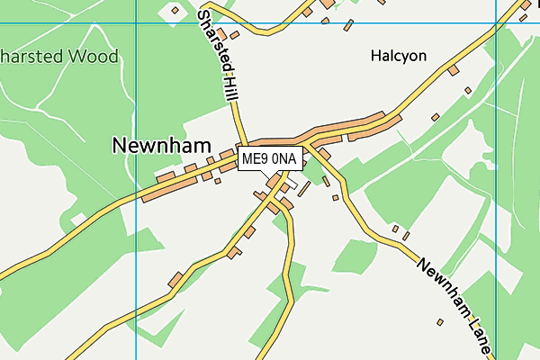 ME9 0NA map - OS VectorMap District (Ordnance Survey) ME9 0NA map - OS VectorMap District (Ordnance Survey)