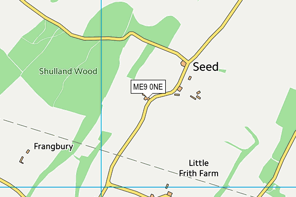 ME9 0NE map - OS VectorMap District (Ordnance Survey) ME9 0NE map - OS VectorMap District (Ordnance Survey)