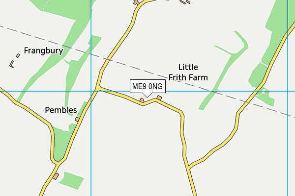ME9 0NG map - OS VectorMap District (Ordnance Survey) ME9 0NG map - OS VectorMap District (Ordnance Survey)