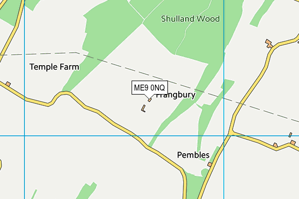 ME9 0NQ map - OS VectorMap District (Ordnance Survey) ME9 0NQ map - OS VectorMap District (Ordnance Survey)