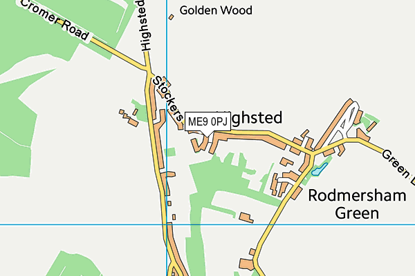ME9 0PJ map - OS VectorMap District (Ordnance Survey)