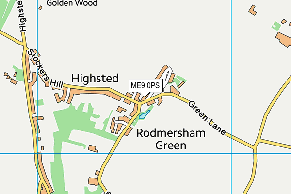 ME9 0PS map - OS VectorMap District (Ordnance Survey) ME9 0PS map - OS VectorMap District (Ordnance Survey)