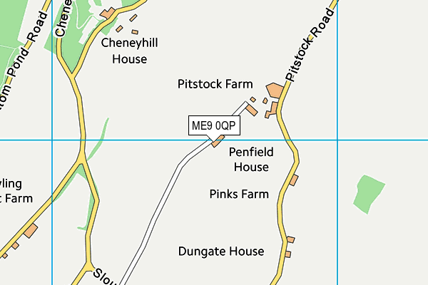ME9 0QP map - OS VectorMap District (Ordnance Survey) ME9 0QP map - OS VectorMap District (Ordnance Survey)