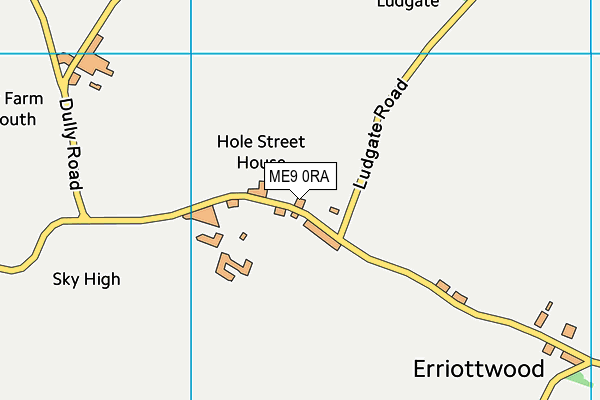 ME9 0RA map - OS VectorMap District (Ordnance Survey) ME9 0RA map - OS VectorMap District (Ordnance Survey)