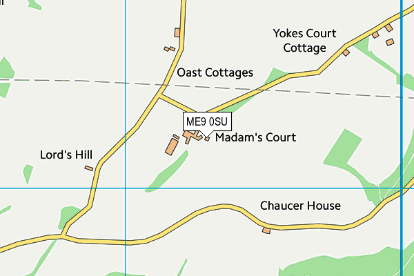 ME9 0SU map - OS VectorMap District (Ordnance Survey) ME9 0SU map - OS VectorMap District (Ordnance Survey)