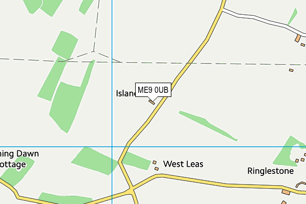 ME9 0UB map - OS VectorMap District (Ordnance Survey) ME9 0UB map - OS VectorMap District (Ordnance Survey)
