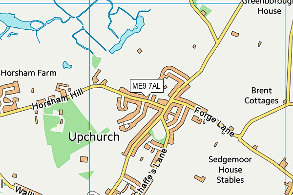 ME9 7AL map - OS VectorMap District (Ordnance Survey) ME9 7AL map - OS VectorMap District (Ordnance Survey)