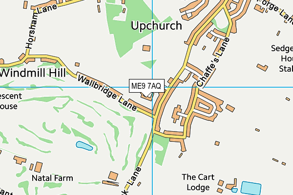 ME9 7AQ map - OS VectorMap District (Ordnance Survey) ME9 7AQ map - OS VectorMap District (Ordnance Survey)