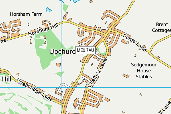 ME9 7AU map - OS VectorMap District (Ordnance Survey) ME9 7AU map - OS VectorMap District (Ordnance Survey)